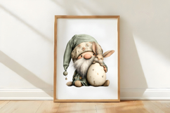 Whimsical Easter Gnome Clipart Product Image 3