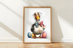 Whimsical Easter Goose Clipart Product Image 3