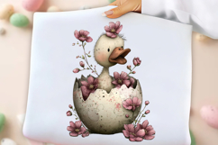 Whimsical Easter Goose Clipart Product Image 3