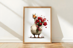 Whimsical Easter Goose Clipart Product Image 3
