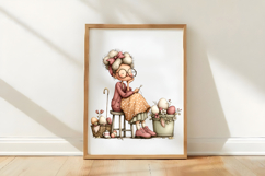 Whimsical Easter Grandma Clipart Product Image 3