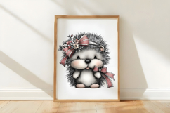 Whimsical Easter Hedgehog Clipart Product Image 3