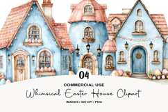 Whimsical Easter House Clipart Product Image 1