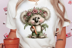 Whimsical Easter Koala Clipart Product Image 2