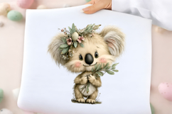 Whimsical Easter Koala Clipart Product Image 2