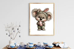 Whimsical Easter Koala Clipart Product Image 3