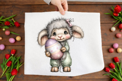 Whimsical Easter Lamb Clipart Product Image 2