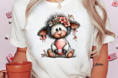 Whimsical Easter Lamb Clipart Product Image 2