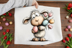 Whimsical Easter Lamb Clipart Product Image 3