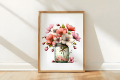 Whimsical Easter Mason Jar Clipart Product Image 3