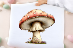 Whimsical Easter Mushroom Clipart Product Image 2