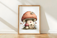 Whimsical Easter Mushroom Clipart Product Image 3