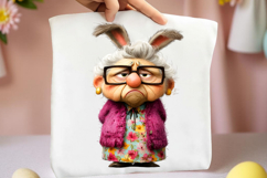 Whimsical Easter Old Lady Clipart Product Image 2