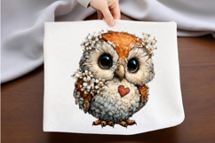 Whimsical Easter Owl Clipart Product Image 2
