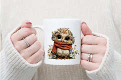 Whimsical Easter Owl Clipart Product Image 4