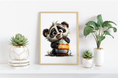 Whimsical Easter Panda Clipart Product Image 2