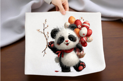 Whimsical Easter Panda Clipart Product Image 2