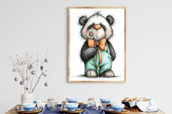 Whimsical Easter Panda Clipart Product Image 3