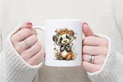 Whimsical Easter Panda Clipart Product Image 4