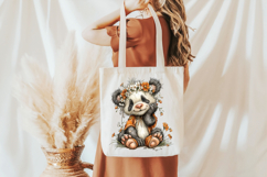 Whimsical Easter Panda Clipart Product Image 5