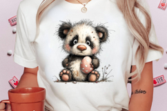 Whimsical Easter Panda PNG Clipart Product Image 2