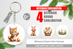 Easter Pets Costume Keychain Product Image 1