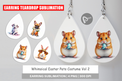 Easter Pets Costume Earring Product Image 1