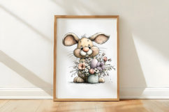 Whimsical Easter Rabbit Clipart Product Image 3