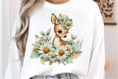 Whimsical Easter Reindeer Clipart Product Image 2