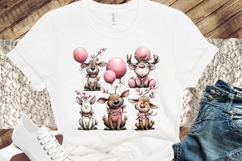 Whimsical Easter Reindeer Clipart Product Image 3