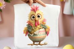 Whimsical Easter Rooster Clipart Product Image 2