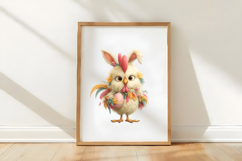 Whimsical Easter Rooster Clipart Product Image 3