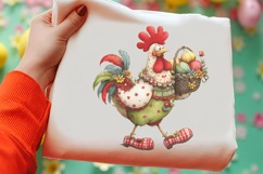 Whimsical Easter Roster Clipart Product Image 2