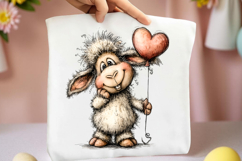 Whimsical Easter Sheep Clipart Product Image 2