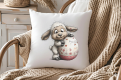 Whimsical Easter Sheep Clipart Product Image 3