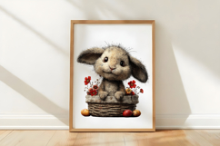 Whimsical Easter Sheep Clipart Product Image 3