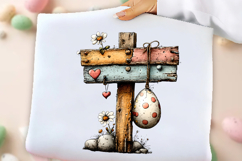 Whimsical Easter Sing Post Clipart Product Image 2