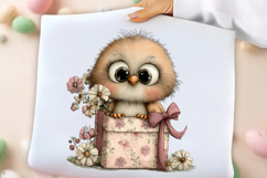 Whimsical Easter Spring Chick Clipart Product Image 3