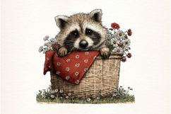 Whimsical Easter Spring Fox Clipart Product Image 2