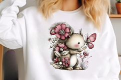 Whimsical Easter Squirrel Clipart Png Product Image 2