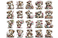 Whimsical Easter Teddy bear Product Image 2