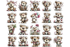 Whimsical Easter Teddy bear Product Image 3