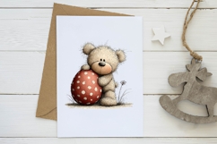 Whimsical Easter teddy bear clipart Product Image 2