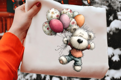 Whimsical Easter Teddy Bear Clipart Product Image 2