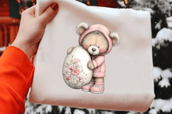 Whimsical Easter Teddy Bear Clipart Product Image 2
