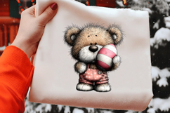 Whimsical Easter Teddy Bear Clipart Product Image 2