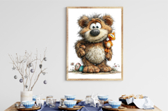 Whimsical Easter Teddy Bear Clipart Product Image 2