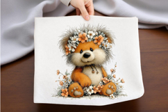 Whimsical Easter Teddy Bear Clipart Product Image 2