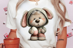 Whimsical Easter Teddy Bear Clipart Product Image 2
