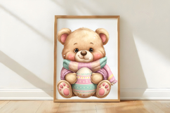 Whimsical Easter Teddy Bear Clipart Product Image 3